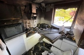 Polizeiinspektion Nienburg / Schaumburg: POL-NI: Rinteln - Küchenbrand in Mehrparteienhaus