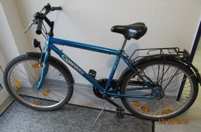 Polizeiinspektion Harburg: POL-WL: ++ Stelle - Zeugen gesucht ++ Tostedt - Wem gehört das Fahrrad?++