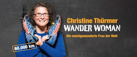 act entertainment ag: Chrstine Thürmer - Wander Woman | 26.+27.02.2025, Zürich + Bern