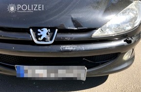 Polizeipräsidium Westpfalz: POL-PPWP: Auto fährt auf Motorrad auf