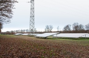 RheinEnergie AG: Klimaschutz für Köln - Freiflächen-Solarpark Weiden steht kurz vor der Inbetriebnahme