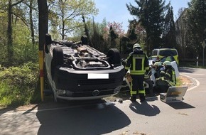 Polizei Coesfeld: POL-COE: Olfen, Vinnum, Borker Landweg/ Vier Verletzte bei Verkehrsunfall