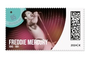 Deutsche Post DHL Group: PM: Rock-Legende Freddie Mercury bekommt eigene Briefmarke / PR: Rock legend Freddie Mercury receives his own Postage Stamp in Germany