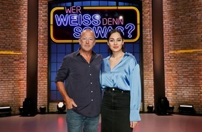 ARD Das Erste: Das Schauspieler-Duell: Heino Ferch und Nilam Farooq bei "Wer weiß denn sowas?" - Das Wissensquiz vom 4. bis 8. Dezember 2023, um 18:00 Uhr im Ersten