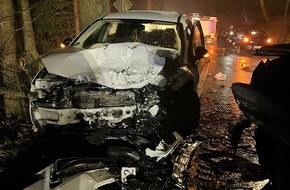 Kreispolizeibehörde Oberbergischer Kreis: POL-GM: Verkehrsunfall fordert drei verletzte Autofahrer