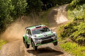Skoda Auto Deutschland GmbH: Erfolg für SKODA: Lappi gewinnt in Finnland und erobert Führung in der WRC 2