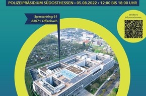 Polizeipräsidium Südosthessen: POL-OF: Einladung: "Hessischer Polizeisommer" im Polizeipräsidium Südosthessen