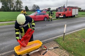 Freiwillige Feuerwehr der Stadt Goch: FF Goch: Zustellfahrzeug verliert Motoröl