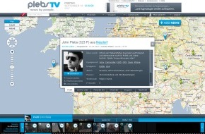 plebsTV Ltd.: Beta-Version von plebsTV - news by people - geht an den Start