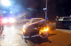 Kreispolizeibehörde Olpe: POL-OE: Vier Verletzte bei Verkehrsunfall in Oberveischede