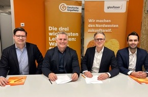 Glasfaser NordWest GmbH & Co. KG: Flächendeckender Ausbau und Anbietervielfalt: Glasfaser Nordwest und Deutsche GigaNetz kooperieren in Bremen