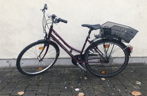 Polizeidirektion Ludwigshafen: POL-PDLU: Polizei sucht Eigentümer von zwei Fahrrädern, Bilder im Anhang