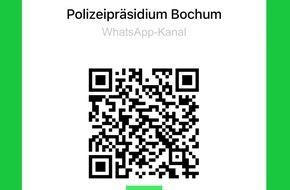 Polizei Bochum: POL-BO: Jetzt abonnieren: Polizei Bochum startet WhatsApp-Kanal