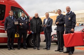 Feuerwehr Bremen: FW-HB: Drohnen, Wärmebildkameras, Leuchten und Rauchverschlüsse für die Freiwilligen Feuerwehren