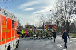 Kreisfeuerwehrverband Segeberg: FW-SE: Verkehrsunfall zwischen Schienenfahrzeug und Fußgänger