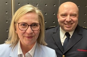 Verband der Feuerwehren in NRW e. V.: VdF-NRW: Susanne Stupp wird neue Landesgesch&auml;ftsf&uuml;hrerin des Verbandes der Feuerwehren in NRW