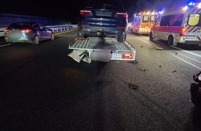 Kreisfeuerwehr Rotenburg (Wümme): FW-ROW: Verkehrsunfall auf der BAB1 Richtung Bremen