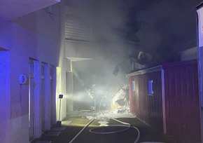 KFV Bodenseekreis: Brand im Döner-Imbiß - Feuerwehr verhindert Übergreifen auf Wohnhaus