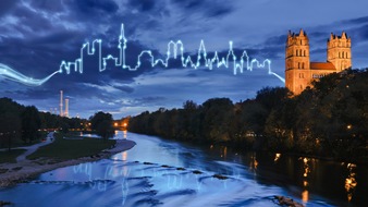 M-net Telekommunikations GmbH: M-net erleuchtet München: Drohnenshow als Liebeserklärung an die Stadt