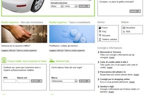comparis.ch AG: comparis.ch si rilancia sul web - La nuova immagine di comparis.ch