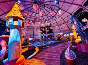 GLÜCKSGEFÜHLE Festival 2025 mit RID-Weltrekord zum Anbeißen – grösster Candy Beach der Welt