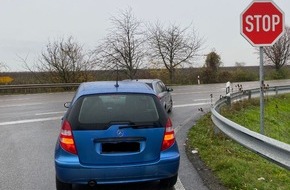 Polizeidirektion Landau: POL-PDLD: A65/AS Edenkoben - Auffahrunfall am Stoppschild