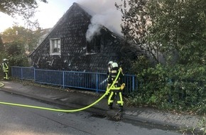 Feuerwehr Bochum: FW-BO: Brand in einem leerstehenden Gebäude in Bochum-Eppendorf