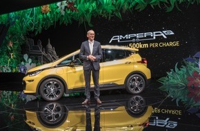 Opel Automobile GmbH: Messestar: Bei Opel dreht sich in Paris alles um den Ampera-e (FOTO)