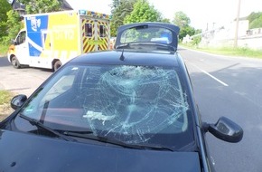 Kreispolizeibehörde Oberbergischer Kreis: POL-GM: Alkoholisierter Pedelecfahrer bei Zusammenstoß mit Auto schwer verletzt
