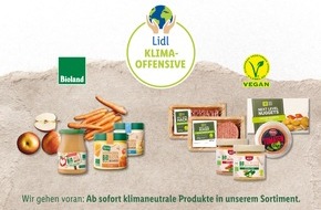 Lidl: "Lidl Klima-Offensive": Lidl baut klimaneutrales Sortiment aus