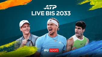 Sky Deutschland: Gro&szlig;es Tennis langfristig live auf Sky Sport: Sky Deutschland und die ATP verl&auml;ngern ihre Partnerschaft bis 2033