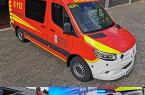 Freiwillige Feuerwehr Werne: FW-WRN: Offizielle Übergabe des neuen Einsatzleitwagen (1-ELW1-1) der Freiwilligen Feuerwehr Werne