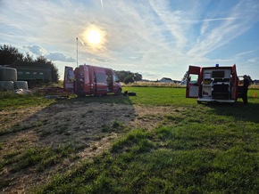 FW Mechernich: Großschadenlage auf Burggelände - Zugübung des Löschzuges 3