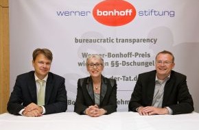 Werner Bonhoff Stiftung: Dokumentarfilmerin macht der Verwaltung Beine: Verleihung Werner-Bonhoff-Preis (BILD)