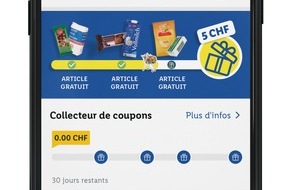 LIDL Schweiz: Application client Lidl Plus : introduction de la fonction de collection / Plus importante extension de l'application depuis son lancement