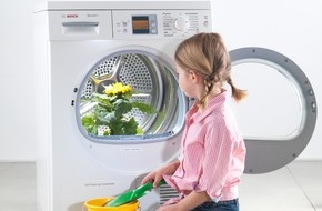 Robert Bosch Hausgeräte GmbH: Eine Klasse für sich, energieschonend wie nie: der Bosch Wärmepumpentrockner EcoLogixx 7