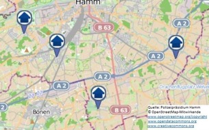 Polizeipräsidium Hamm: POL-HAM: Wohnungseinbruchsradar für die Woche vom 29.07.- 04.08.2019