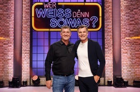 ARD Das Erste: Vom Europameister zum Quizmeister: Thomas Helmer und Thomas Strunz bei "Wer weiß denn sowas?" - Das Wissensquiz vom 4. bis 8. November 2024, um 18:00 Uhr im Ersten