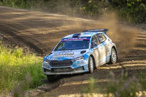 Finnland-Rallye: Erneutes WRC2-Podium für Škoda-Crew Robert Virves und Jakko Viilo