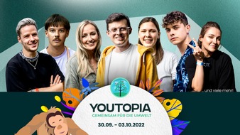 i&u TV Produktion GmbH: YouTopia 2022: Das einzigartige Multi-Channel-Event geht in die dritte Runde: u.a. mit Ricarda Lang, Lars Klingbeil, Eckart von Hirschhausen uvm.
