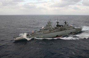 Presse- und Informationszentrum Marine: Deutsche Marine: Die Fregatte BAYERN kehrt aus dem Einsatz zurück