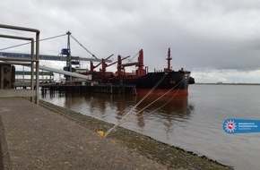 Wasserschutzpolizeiinspektion Oldenburg: WSPI-OLD: Zu schnell weserabwärts fahrendes Schiff verursacht Schäden an Nordenhamer Pier