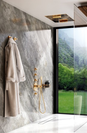 Sonniger Luxus für das moderne Bad – Jörger Design präsentiert „Exal“ in Edelmessing