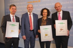 Deutsche Energie-Agentur GmbH (dena): dena vergibt Best-Practice-Label für Energieeffizienz / Aurubis, arvato Systems und KNIPEX erhalten Auszeichnung für besondere Energieeffizienzprojekte