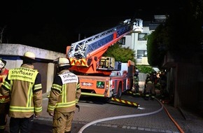 Feuerwehr Stuttgart: FW Stuttgart: Brand in Mehrfamilienhaus