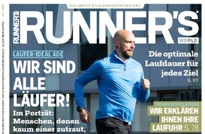 Motor Presse Hamburg, RUNNER'S WORLD: Zu dick, zu alt? Nein! Magazin RUNNER'S WORLD startet Initiative gegen Vorurteile im Laufsport