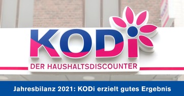 KODi Diskontläden GmbH: Jahresabschluss 2021: KODi erzielt gutes Ergebnis