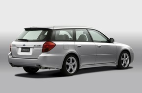 SUBARU Deutschland GmbH: Subaru auf der IAA 2003: Zwei Weltpremieren - 6-Zylinder-Boxermotor und Outback / Zwei Europa-Premieren - Der neue Legacy und G3X Justy