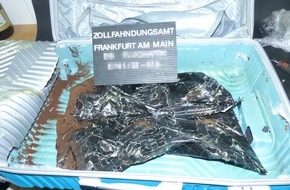 Zollfahndungsamt Frankfurt am Main: ZOLL-F: Schmuggel von rund 50 Kilogramm Heroin - Zollfahndung Frankfurt am Main nimmt Tatverdächtigen fest