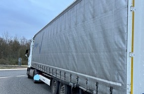Verkehrsdirektion Mainz: POL-VDMZ: Stromberg - Verkehrsunsicheres Fahrzeug vom Auffahren auf die Autobahn gehindert
